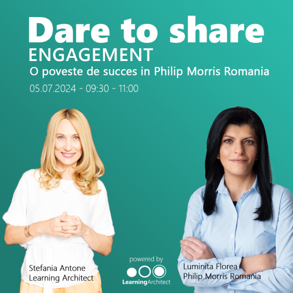 Clubul Learning Architect | Dare to Share - Engagement