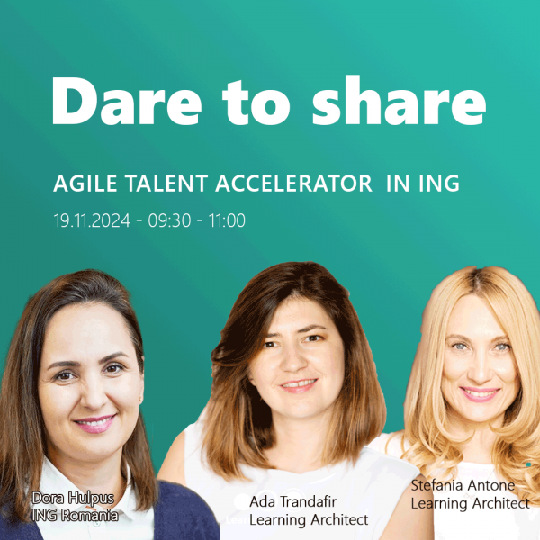 Clubul Learning Architect | Dare to Share - Agile Talent Accelerator