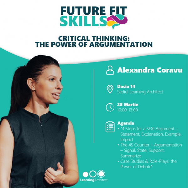 Clubul Learning Architect | FUTURE FIT SKILLS: Critical Thinking – The Power of Argumentation