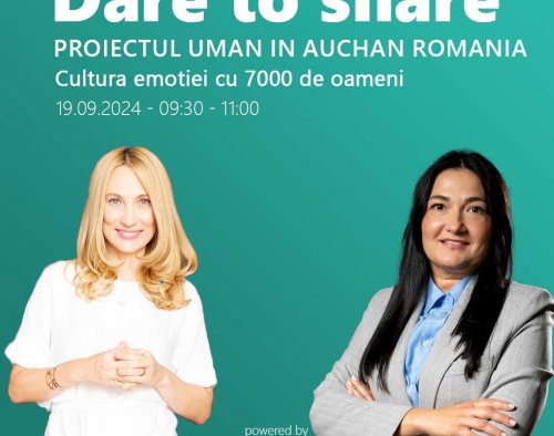 Clubul Learning Architect | Proiectul Uman in Auchan Romania  – cultura emotiei cu 7000 de oameni